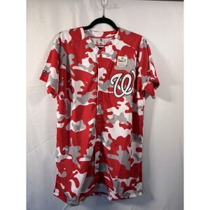 Washington Nationals jersey size m button up #4